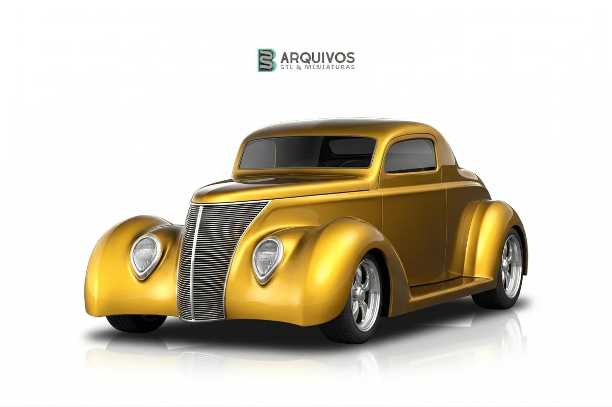 Modelo 3D STL - Ford 1937 Custom Street Rod